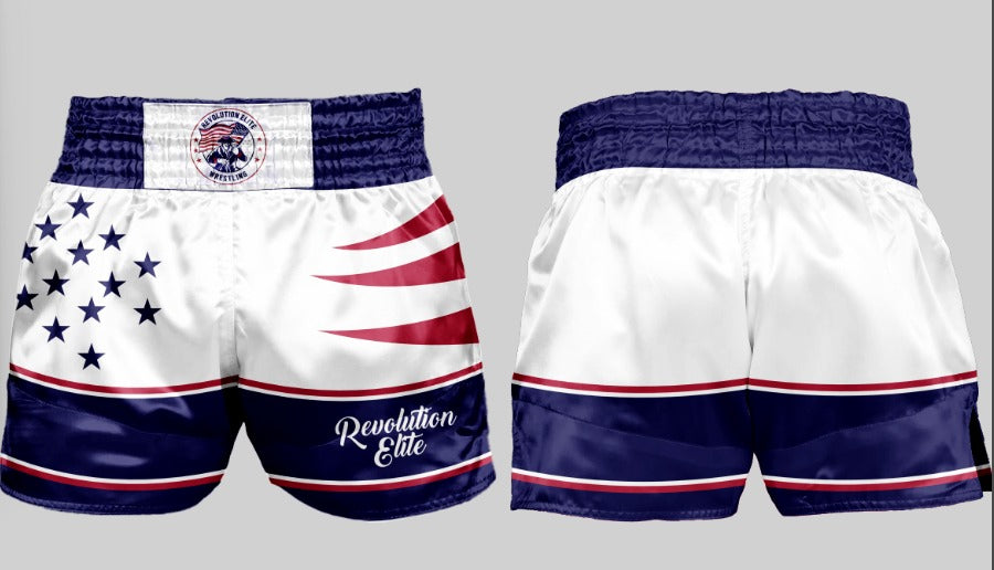 Revolution Elite Wrestling Fight Shorts USA Made