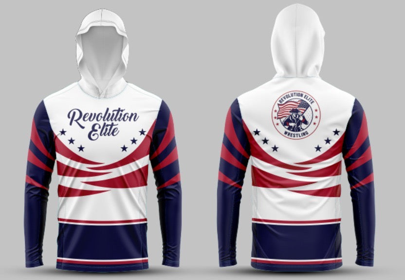 Revolution Elite Wrestling Hoodie USA Made