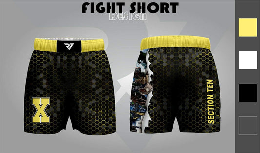 Section 10 Fight Shorts