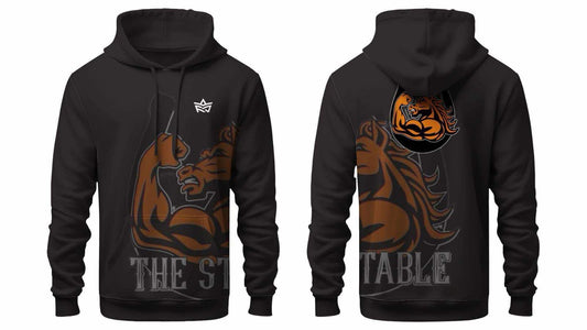 The Stable Blackout Side Logo Hoodie