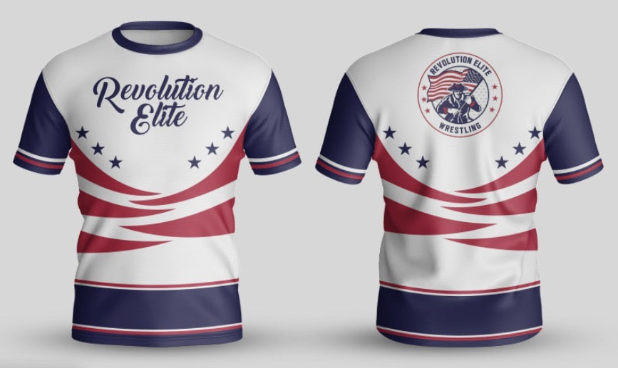 Revolution Elite Wrestling T Shirt USA Made