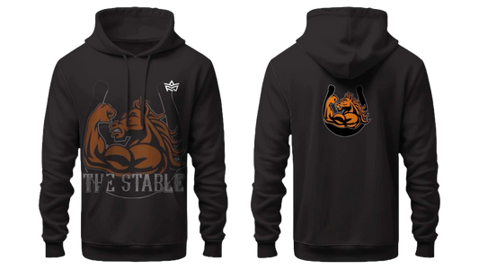 The Stable Blackout Center Logo Hoodie